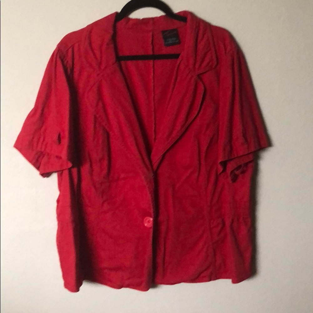 Red blazer